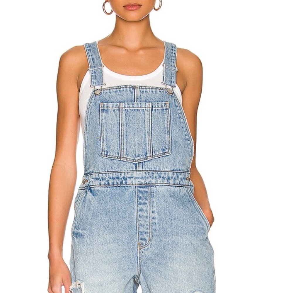 Women's Blue Denim Overalls